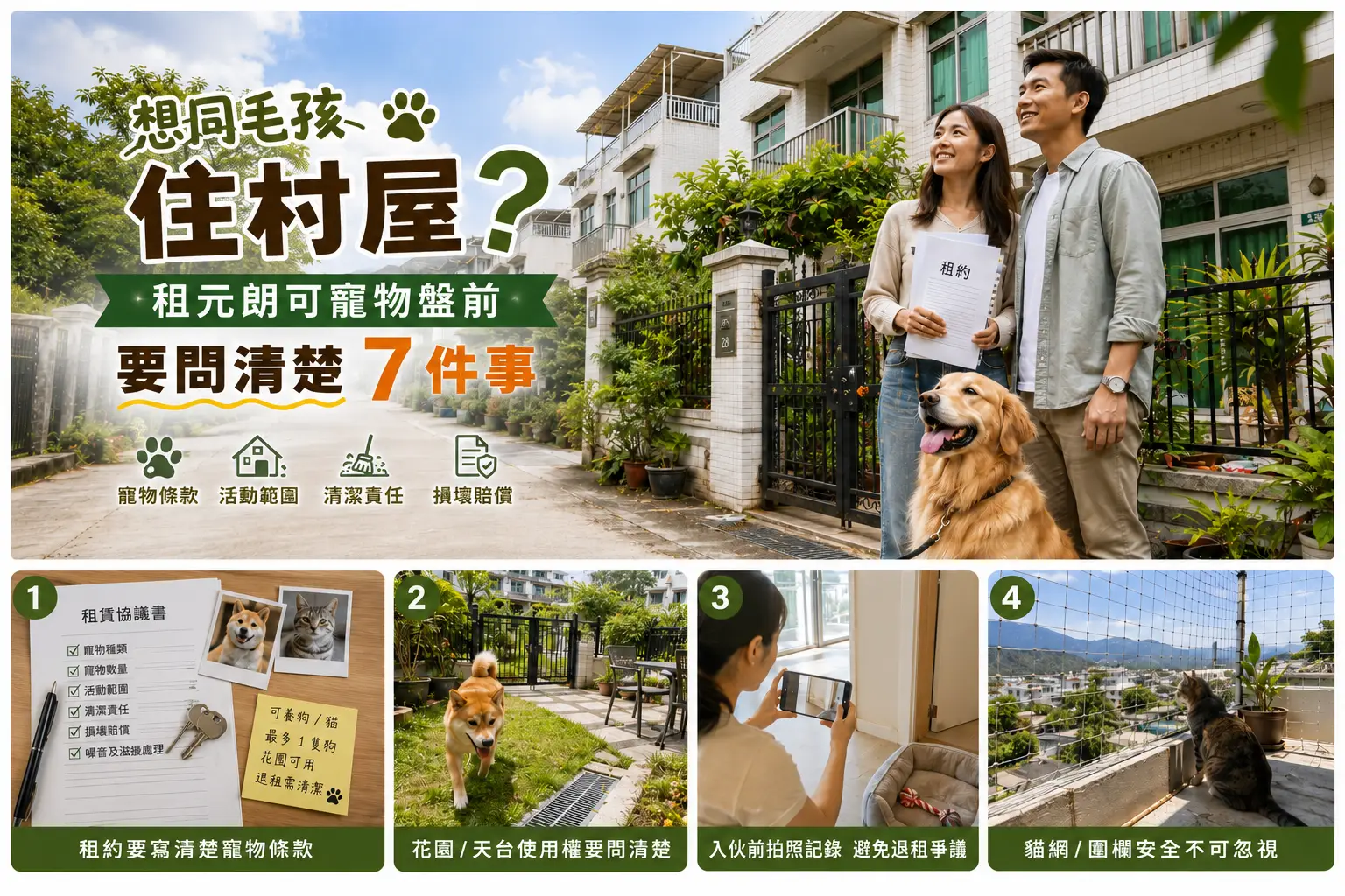 元朗租屋指南：與毛孩同住