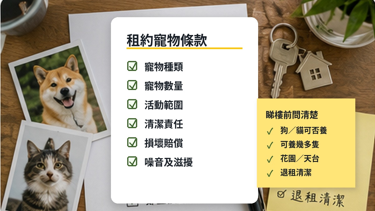 租約寵物條款