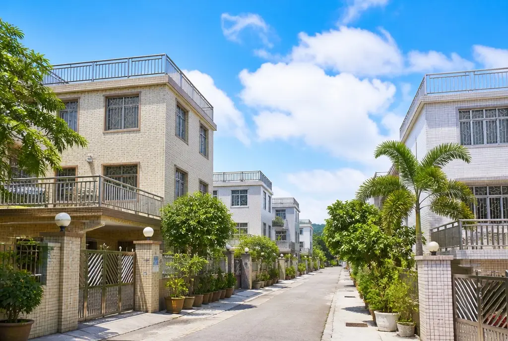 新界村屋村路街景參考